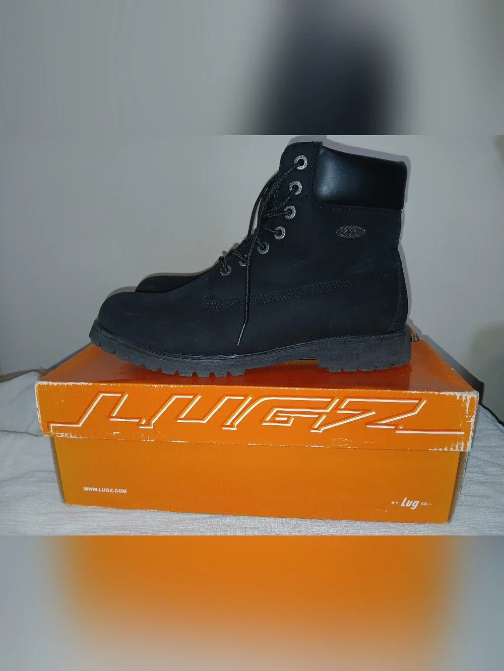 Lugz Men's Black Convoy WR Boot